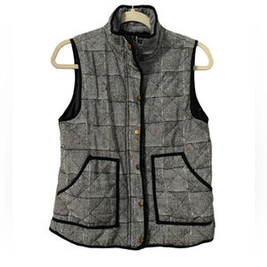 BLUE RAIN CHEVRON PATCHWORK VEST